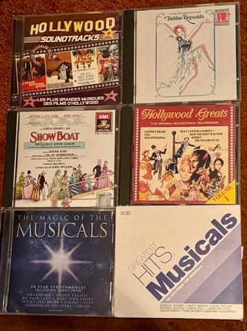 Musical CD Collectie - 6x - Showboat, Irene & Diverse hits beschikbaar voor biedingen