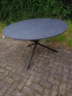 nieuwe zwart marmerlook ronde eettafel 125 doorsnee, Ophalen, 100 tot 150 cm, Rond, Nieuw