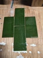 Groene handvorm tegels, Nieuw, Minder dan 20 cm, Minder dan 5 m², Wandtegels