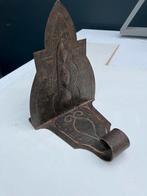 Oude metalen boekensteun, Ophalen of Verzenden