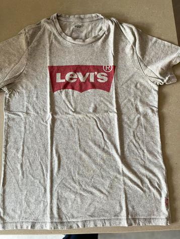 Levi's T-shirt Grijs Maat S beschikbaar voor biedingen
