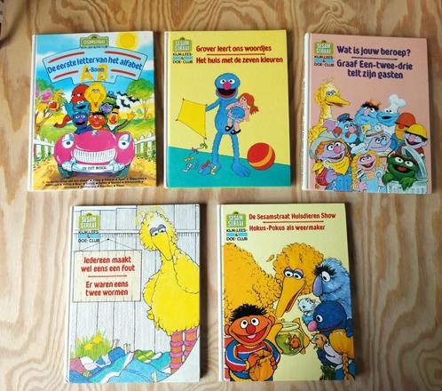 5 boeken Sesamstraat Kijk- lees- en doe- club, Boeken, Kinderboeken | Baby's en Peuters, Gelezen, 3 tot 4 jaar, Ophalen of Verzenden