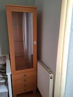 Vitrinekast, Huis en Inrichting, Kasten | Vitrinekasten, Ophalen, Eikenhout, 50 tot 100 cm, Zo goed als nieuw