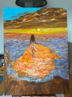 Cloudy Sky, 60x80cm, original acrylic painting, 2025, Ophalen of Verzenden