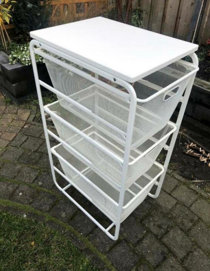 Ikea algot ladekasten manden opbergsysteem, Huis en Inrichting, Kasten | Ladekasten, Zo goed als nieuw, Minder dan 100 cm, 50 tot 100 cm