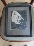 Hout- of linosnede van F.H. van Emmerik, Antiek en Kunst, Kunst | Etsen en Gravures, Ophalen of Verzenden