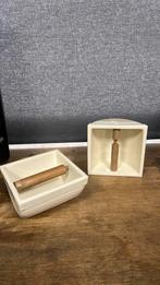 Antieke keramieke wc rol houder. 20 x 20 cm., Zo goed als nieuw, Minder dan 5 m², Wandtegels, Keramiek