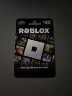 Roblox gift card €20, Tickets en Kaartjes, Kortingen en Cadeaubonnen, Eén persoon, Cadeaubon, Overige typen