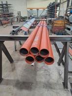 6 stuks Buis 76,1x4mm lengte 271cm gestraald en gemenied, Doe-het-zelf en Verbouw, Ophalen, Nieuw, IJzer