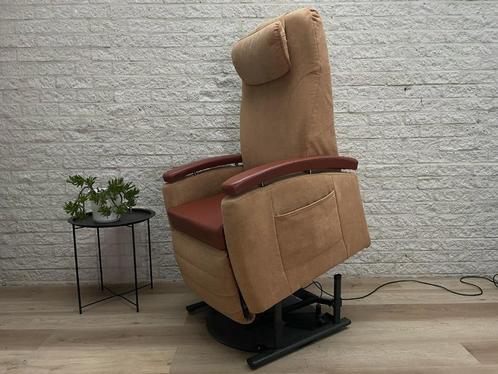 Fitform sta op stoel, relax fauteuil, staopstoel draaibaar, Huis en Inrichting, Fauteuils, Zo goed als nieuw, Leer, Stof, 50 tot 75 cm