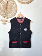 Vintage Tirol Hammerschmid hertenprint wollen gilet S, Hammerschmid, Ophalen of Verzenden, Zo goed als nieuw, Maat 36 (S)