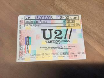 Ticket Concert U2 Amsterdam Arena 2005 Vertigo Tour beschikbaar voor biedingen