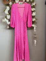 🩷 Essentiel Antwerp mooie polkadot jurk 40 roze witte dots, Maat 38/40 (M), Ophalen of Verzenden, Onder de knie, Wit