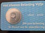 Het Zilveren Belasting Vijfje 2006 - zeldzaam 5 stuks, Ophalen of Verzenden, Koningin Beatrix, Euro's