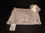DIRKJE HOND KNUFFELDOEK VELOURS GRIJS MET OP 1 HOEK, Verzenden, Nieuw, Overige typen
