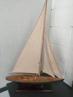 PRACHTIG HOUTEN ZEILSCHIP ZEILBOOT TOPSTAAT 85X60 CM, Hobby en Vrije tijd, Modelbouw | Boten en Schepen, Overige merken, Ophalen of Verzenden