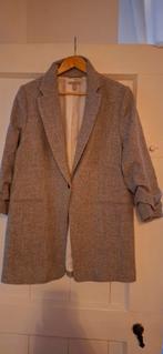 Grijze dames colbert van H&M - Maat M, Kleding | Dames, Jasjes, Kostuums en Pakken, Maat 38/40 (M), H&M, Ophalen of Verzenden
