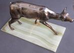 Om 1900-1920 Art Deco Jugendstil Brons Beeld Ree Reebok Hert, Antiek en Kunst, Ophalen of Verzenden