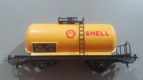 HO wagon ketelwagen LIMA opdruk Shell geel, Hobby en Vrije tijd, Modeltreinen | H0, Gebruikt, Wagon, Gelijkstroom of Wisselstroom