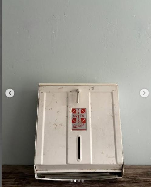 Vintage Celto handdoek dispenser, Huis en Inrichting, Woonaccessoires | Overige, Gebruikt, Ophalen