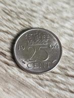 25 Cent “Kwartje” 1964 – Juliana, Ophalen, Koningin Juliana, 25 cent