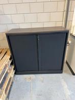 Archiefkast antraciet eiken zwart 120x45cm, Ophalen, Gebruikt, 100 tot 150 cm, Eikenhout