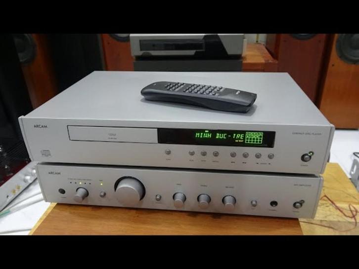 Arcam Diva A-62 cd speler en A-65 versterker met 2 x a.b., Audio, Tv en Foto, Cd-spelers, Zo goed als nieuw, Overige merken, Ophalen of Verzenden