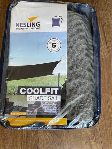 Vierkant schaduwdoek Coolfit 3,6m - zwart beschikbaar voor biedingen