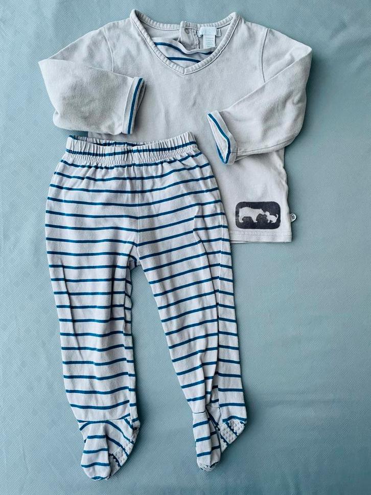 OBAIBI Babysetje Maat 81 | 18 Maanden Grijs Als nieuw, Kinderen en Baby's, Babykleding | Maat 80, Zo goed als nieuw, Jongetje of Meisje