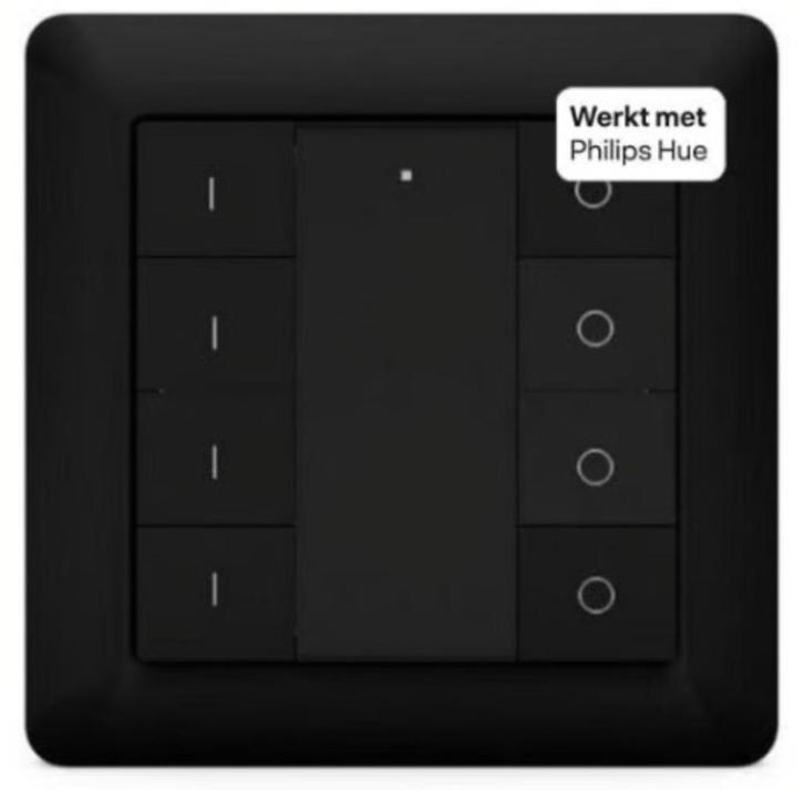 Robb Smart Draadloze Zigbee schakelaar met 8 knoppen zwart, Hobby en Vrije tijd, Elektronica-componenten, Nieuw, Ophalen of Verzenden