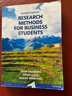Research methods for business students, Ophalen of Verzenden, Zo goed als nieuw