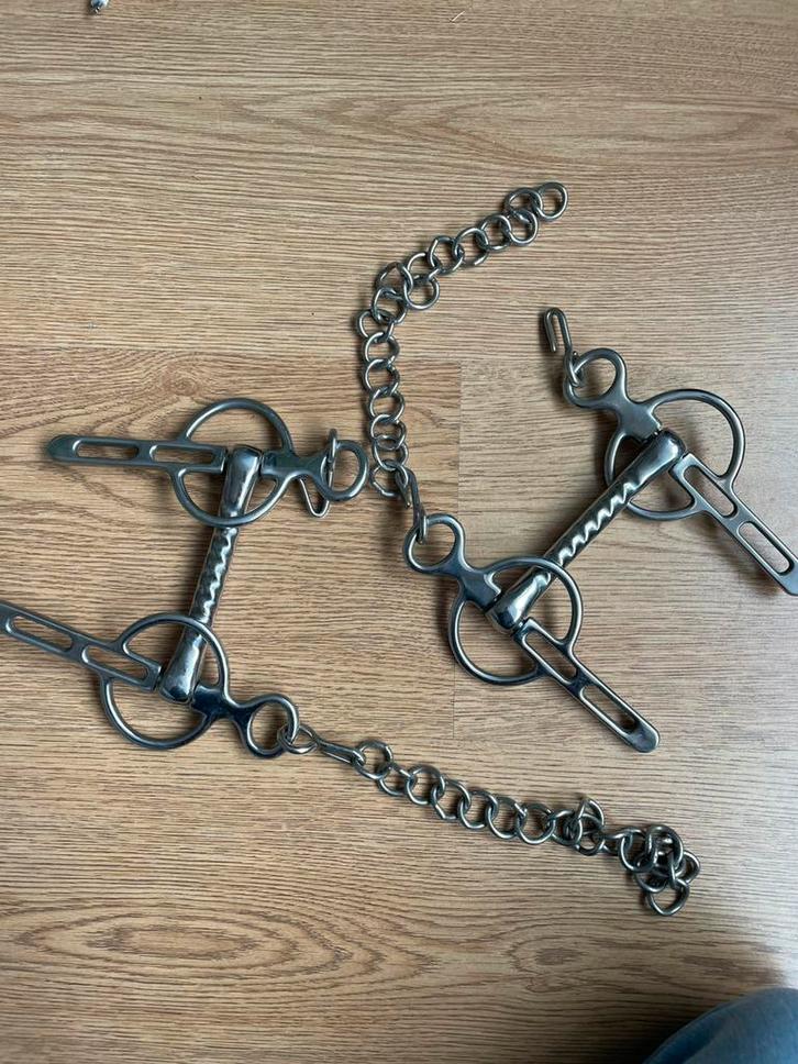 Ideal liverpool stang menbit 10,5 cm, Dieren en Toebehoren, Paarden en Pony's | Hoofdstellen en Tuigage, Zo goed als nieuw, Overige soorten