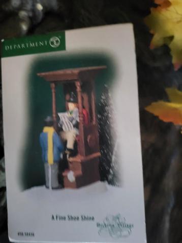 Dickens Village 'A Fine Shoe Shine' beschikbaar voor biedingen