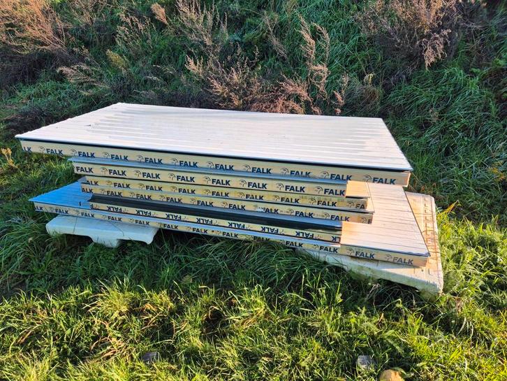 Restpartij FALK sandwichpanelen, Doe-het-zelf en Verbouw, Platen en Panelen, Ophalen