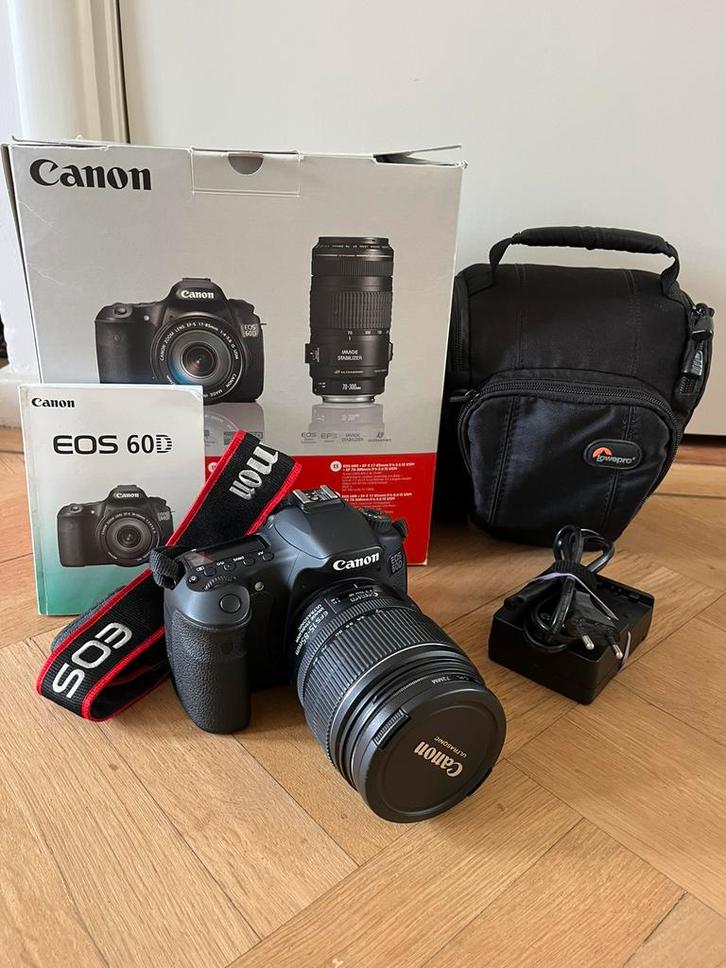Canon EOS 60D spiegelreflexcamera, Audio, Tv en Foto, Fotocamera's Digitaal, Zo goed als nieuw, Canon, Ophalen of Verzenden