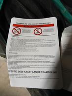 Trampoline met net - Gratis af te halen!, Kinderen en Baby's, Speelgoed | Buiten | Trampolines, Ophalen