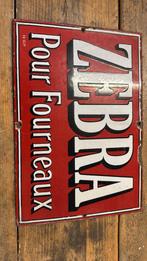 Emaille bord Zebra, Ophalen of Verzenden