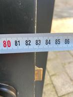 Antraciet binnendeur met glas in lood, Doe-het-zelf en Verbouw, Deuren en Horren, Ophalen, Gebruikt, 80 tot 100 cm, Binnendeur