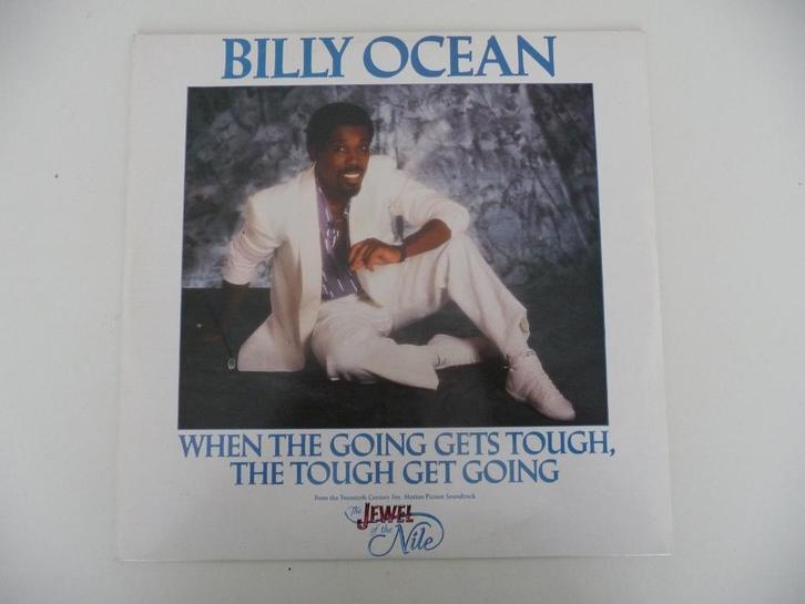 maxi single BILLY OCEAN -WHEN THE GOING GETS TOUGH- JIVE REC, Cd's en Dvd's, Vinyl Singles, Maxi-single, Pop, 12 inch, Ophalen of Verzenden