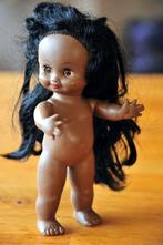 Prachtkwaliteit VINTAGE pop donkere huid - 1965, Verzamelen, Poppen, Ophalen of Verzenden, Zo goed als nieuw, Pop