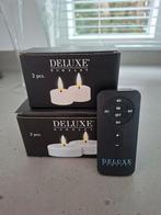 De Luxe Home Art Real Flame Led Candles Wit 4x, Huis en Inrichting, Woonaccessoires | Kandelaars en Kaarsen, Overige materialen