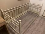 Tiener/meidenbed metaal 90x200 cm., Kinderen en Baby's, Kinderkamer | Bedden, 85 tot 100 cm, Ophalen of Verzenden, Zo goed als nieuw