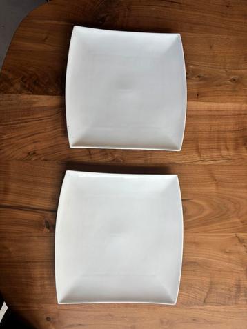2 East Meets West dinerborden white basics 30 x 30,5 cm beschikbaar voor biedingen