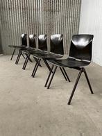 15x Galvanitas & Pagholz stoelen S22 - Elmar Flototto  1960s, Huis en Inrichting, Ophalen, Aalsmeer, Zwart, Redesign vintage