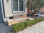 Mooie steigerhouten tuinbank, Tuin en Terras, Tuinbanken, Ophalen, Zo goed als nieuw, Hout