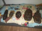 Houten maskers, Ophalen of Verzenden, Zo goed als nieuw