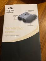 Human Nature Zoom Verrekijker 10-30x25, 12 tot 20x, Zo goed als nieuw, Met hoes of tas, Porro (met knik)