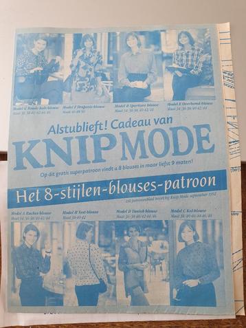 KnipMode blouse patroon beschikbaar voor biedingen