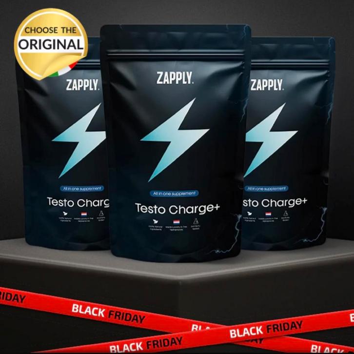 BLACKFRIDAY DEAL: Zapply Testo Charge+ capsules, Sport en Fitness, Gezondheidsproducten en Wellness, Zo goed als nieuw, Poeder of Drank