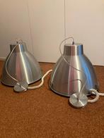 2 Plafondlampen - Weinig gebruikt, Huis en Inrichting, Lampen | Hanglampen, Ophalen of Verzenden, Zo goed als nieuw, Metaal, Minder dan 50 cm